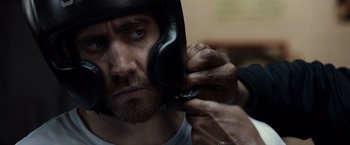 Movie still from “Southpaw” (2015), directed by Antoine Fuqua – Close Up shot, Over the shoulder angle