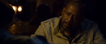 Movie still from “Southpaw” (2015), directed by Antoine Fuqua – Close Up shot, Over the shoulder angle