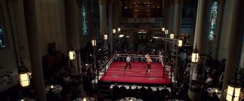 Movie still from “Southpaw” (2015), directed by Antoine Fuqua – Extreme Wide shot, High angle