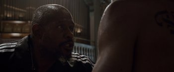 Movie still from “Southpaw” (2015), directed by Antoine Fuqua – Close Up shot, Low angle