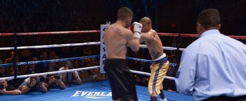 Movie still from “Southpaw” (2015), directed by Antoine Fuqua – Wide shot, High angle