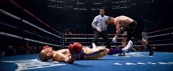 Movie still from “Southpaw” (2015), directed by Antoine Fuqua – Wide shot, High angle