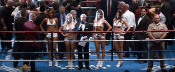 Movie still from “Southpaw” (2015), directed by Antoine Fuqua – Wide shot, High angle