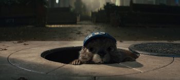 Movie still from “Sweet Tooth” (2021), created by Jim Mickle – Medium shot, Low angle