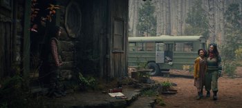 Movie still from “Sweet Tooth” (2021), created by Jim Mickle – Wide shot, High angle