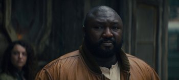 Movie still from “Sweet Tooth” (2021), created by Jim Mickle – Close Up shot, Over the shoulder angle