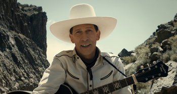 Movie still from “The Ballad of Buster Scruggs” (2018), directed by Joel Coen – Close Up shot, Low angle
