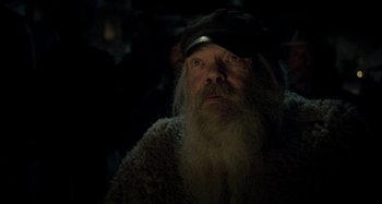 Movie still from “The Ballad of Buster Scruggs” (2018), directed by Joel Coen – Close Up shot, Over the shoulder angle