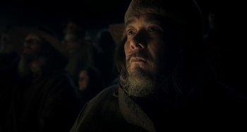 Movie still from “The Ballad of Buster Scruggs” (2018), directed by Joel Coen – Close Up shot, Low angle