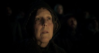 Movie still from “The Ballad of Buster Scruggs” (2018), directed by Joel Coen – Close Up shot, Low angle