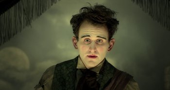 Movie still from “The Ballad of Buster Scruggs” (2018), directed by Joel Coen – Close Up shot, Low angle