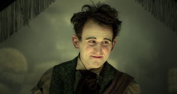 Movie still from “The Ballad of Buster Scruggs” (2018), directed by Joel Coen – Close Up shot, Low angle