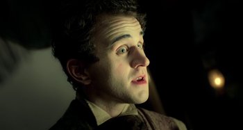 Movie still from “The Ballad of Buster Scruggs” (2018), directed by Joel Coen – Close Up shot, Low angle