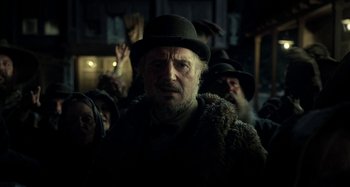 Movie still from “The Ballad of Buster Scruggs” (2018), directed by Joel Coen – Close Up shot, Low angle