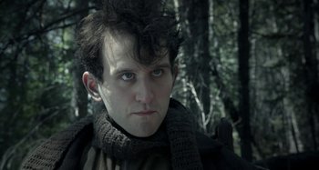 Movie still from “The Ballad of Buster Scruggs” (2018), directed by Joel Coen – Close Up shot, Low angle