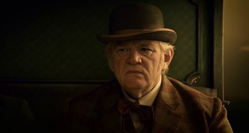 Movie still from “The Ballad of Buster Scruggs” (2018), directed by Joel Coen – Close Up shot, Low angle