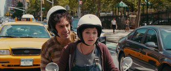 Movie still from “The Dictator” (2012), directed by Larry Charles – Medium shot, Over the shoulder angle