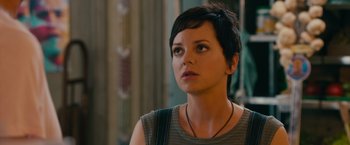 Movie still from “The Dictator” (2012), directed by Larry Charles – Close Up shot, Over the shoulder angle