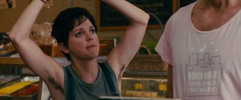 Movie still from “The Dictator” (2012), directed by Larry Charles – Close Up shot, Over the shoulder angle