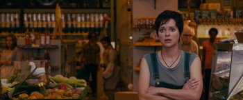 Movie still from “The Dictator” (2012), directed by Larry Charles – Medium shot, Over the shoulder angle