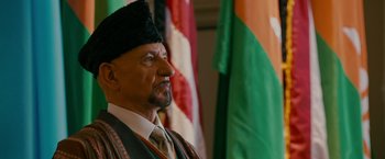 Movie still from “The Dictator” (2012), directed by Larry Charles – Close Up shot, Low angle