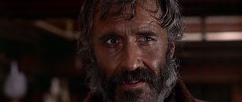 Movie still from “Once Upon a Time in the West” (1968), directed by Sergio Leone – Close Up shot, Low angle