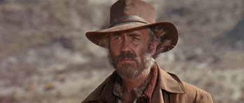 Movie still from “Once Upon a Time in the West” (1968), directed by Sergio Leone – Close Up shot, Low angle