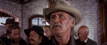 Movie still from “Once Upon a Time in the West” (1968), directed by Sergio Leone – Close Up shot, Low angle