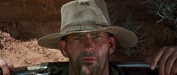 Movie still from “Once Upon a Time in the West” (1968), directed by Sergio Leone – Close Up shot, Low angle