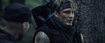 Movie still from “The Expendables 3” (2014), directed by Patrick Hughes – Close Up shot, Low angle