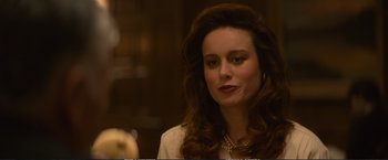 Movie still from “The Glass Castle” (2017), directed by Destin Daniel Cretton – A person with long hair; Close Up shot, Over the shoulder angle