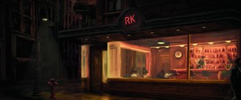 Movie still from “The Gray Man” (2022), directed by Joe Russo – Extreme Wide shot, High angle