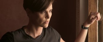 Movie still from “The Old Guard” (2020), directed by Gina Prince-Bythewood – Close Up shot, Low angle