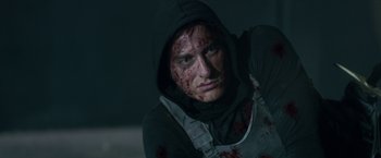 Movie still from “The Old Guard” (2020), directed by Gina Prince-Bythewood – Close Up shot, Low angle