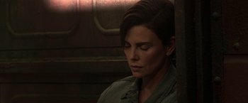 Movie still from “The Old Guard” (2020), directed by Gina Prince-Bythewood – Close Up shot, High angle