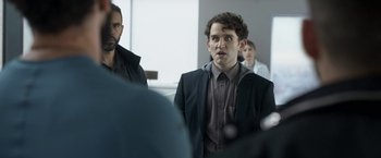 Movie still from “The Old Guard” (2020), directed by Gina Prince-Bythewood – Medium shot, Over the shoulder angle