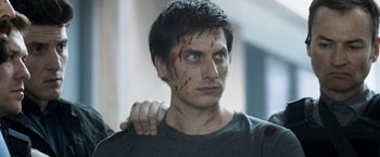 Movie still from “The Old Guard” (2020), directed by Gina Prince-Bythewood – Close Up shot, Low angle