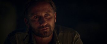 Movie still from “The Old Guard” (2020), directed by Gina Prince-Bythewood – Close Up shot, Over the shoulder angle