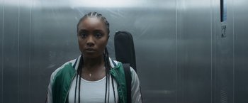 Movie still from “The Old Guard” (2020), directed by Gina Prince-Bythewood – Close Up shot, Low angle