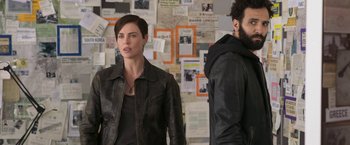 Movie still from “The Old Guard” (2020), directed by Gina Prince-Bythewood – Medium shot, Over the shoulder angle