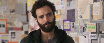 Movie still from “The Old Guard” (2020), directed by Gina Prince-Bythewood – Close Up shot, Over the shoulder angle