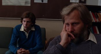 Movie still from “The Squid and the Whale” (2005), directed by Noah Baumbach – Close Up shot, Over the shoulder angle