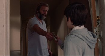 Movie still from “The Squid and the Whale” (2005), directed by Noah Baumbach – Medium shot, Over the shoulder angle
