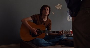 Movie still from “The Squid and the Whale” (2005), directed by Noah Baumbach – Medium shot, Over the shoulder angle