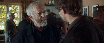 Movie still from “The Wife” (2017), directed by Björn Runge – Medium shot, Over the shoulder angle