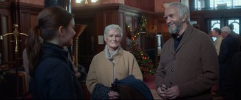 Movie still from “The Wife” (2017), directed by Björn Runge – Medium shot, Over the shoulder angle