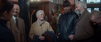 Movie still from “The Wife” (2017), directed by Björn Runge – Medium shot, Over the shoulder angle