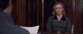 Movie still from “The Wife” (2017), directed by Björn Runge – Medium shot, Over the shoulder angle