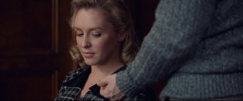 Movie still from “The Wife” (2017), directed by Björn Runge – Close Up shot, Over the shoulder angle