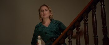 Movie still from “The Wife” (2017), directed by Björn Runge – Medium shot, Low angle